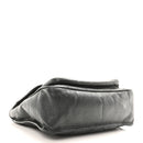 Crinkled Calfskin Matelasse Monogram Medium Niki Chain Satchel Storm