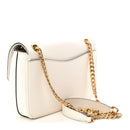 Saffiano Flap Shoulder Bag Talco