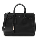 Grained Calfskin Small Supple Sac De Jour Black