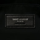 Linen Canvas Rive Gauche Zipped Pouch Black