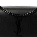 Grain De Poudre Small Classic Monogram Monochrome Kate Satchel Black