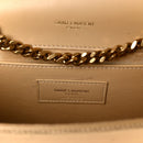 Metallic Calfskin Small Classic Monogram Kate Tassel Satchel Gold
