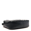 Calfskin Matelasse Monogram Monochrome Lou Camera Bag Black