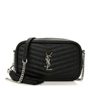 Grain De Poudre Matelasse Monogram Mini Lou Camera Bag Black