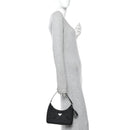 Tessuto Nylon Saffiano Mini Re-Edition 2005 Bag Black