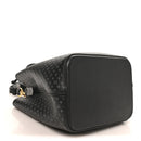 Calfskin Nanogram Embossed Neonoe BB Black