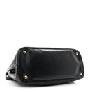 Saffiano Medium Galleria Double Zip Tote Black