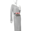 Nylon Vernice Belt Bag Pink Gray