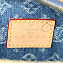 Monogram Denim High Rise Bumbag Blue