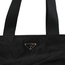 Tessuto Nylon Shopping Tote Black