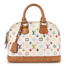 Monogram Multicolor Alma PM White