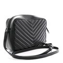 Calfskin Matelasse Monogram Monochrome Lou Camera Bag Black