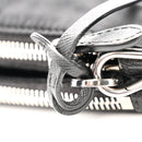 Re-Nylon Saffiano Re-Edition 2000 Double Zip Crossbody Bag Black