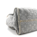 Monogram Denim Onthego MM Washed Grey