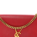 Grain De Poudre Medium Monogram Kate Satchel Red