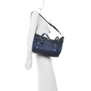 Saffiano Tessuto Nylon Shopping Tote Royal Blue