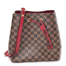 Damier Ebene Neonoe MM Cherry Berry