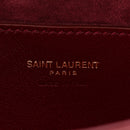 Patent Calfskin Le 5 A 7 Mini Hobo Red Grenat