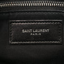 Calfskin Y Quilted Monogram Large Loulou Chain Satchel Black