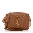 Calfskin Matelasse Monogram Lou Camera Bag Cinnamon