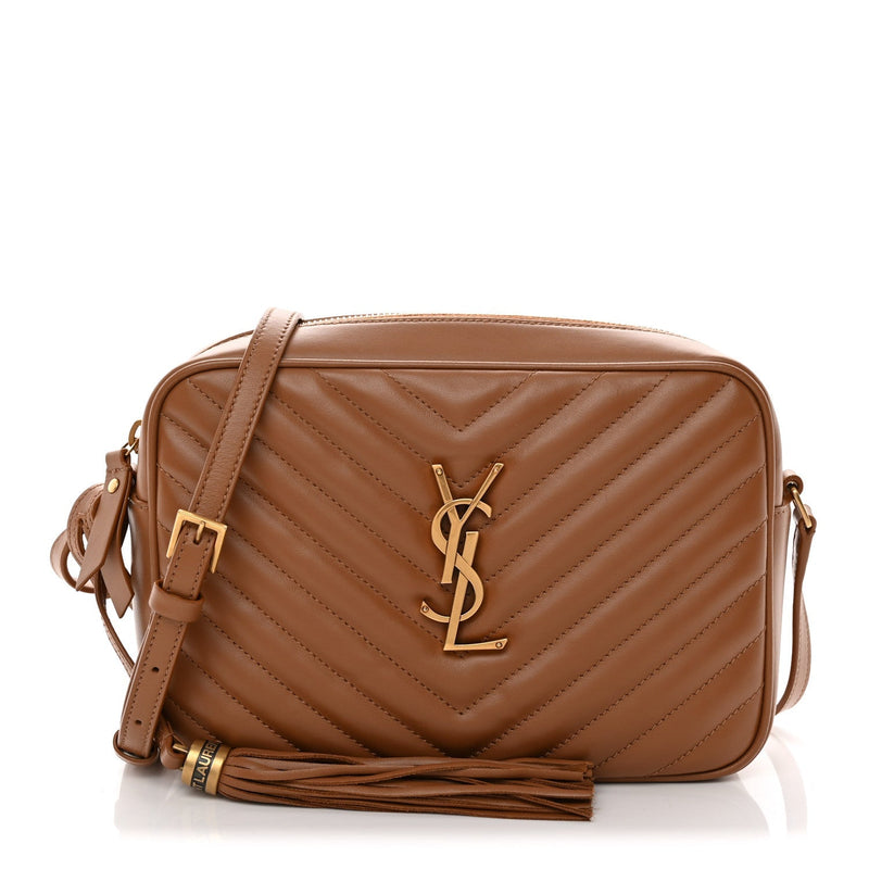 Calfskin Matelasse Monogram Lou Camera Bag Cinnamon