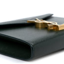 Grain De Poudre Monogram Cassandra Chain Wallet Dark Green
