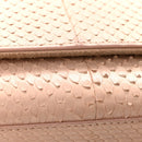 Snakeskin Medium Classic Monogram Kate Tassel Satchel Beige
