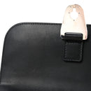 Calfskin Canvas Never Still Crossbody Flap Bag Black