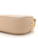 Grain De Poudre Matelasse Monogram Mini Lou Camera Bag Dark Beige