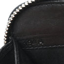 Nappa Metal Studded Zip Around Wallet Black