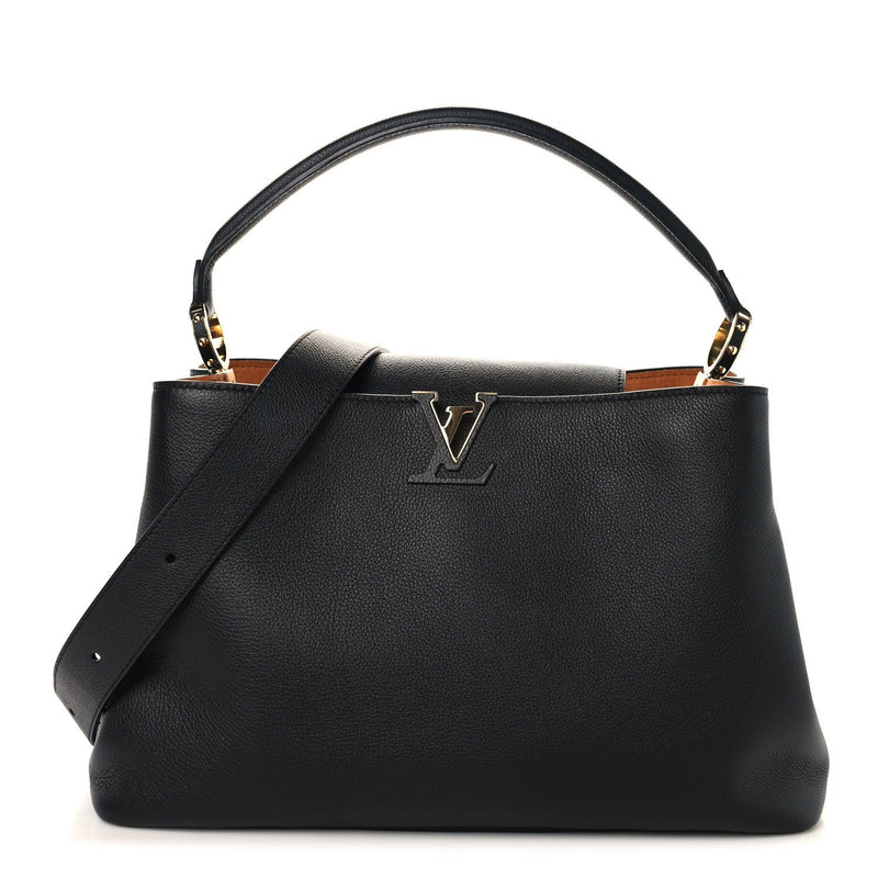 Taurillon Capucines GM Souple Black