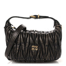 Nappa Matelasse Pouch Sand Coffee