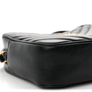 Calfskin Matelasse Monogram Lou Camera Bag Black