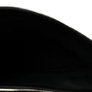 Calfskin Y Quilted Monogram Medium Loulou Chain Satchel Black