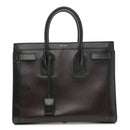 Calfskin Bi-Color Small Sac De Jour Burgundy Black