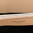 Calfskin Y Quilted Monogram Medium Loulou Chain Satchel Nude Powder