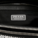 Satin Crystal Mini Galleria Double Zip Tote Metal