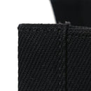 Linen Calfskin Rive Gauche North South Tote Black