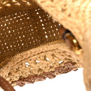 Fabric Crochet Wander Hobo Beige Khaki