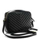 Calfskin Matelasse Monogram Lou Camera Bag Black