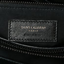 Calfskin Y Quilted Monogram Monochrome Medium Loulou Chain Satchel Black