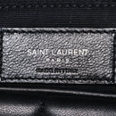 Lambskin Quilted Small Loulou Puffer Monogram Chain Satchel Black