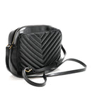 Calfskin Matelasse Monogram Lou Camera Bag Black