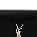 Grain De Poudre Medium Classic Monogram Kate Satchel Black White
