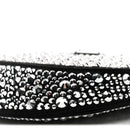 Satin Crystal Cleo Adjustable Strap Shoulder Bag Metal