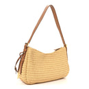 Yarn Raffia Effect Crochet Large Aimée Shoulder Bag Natural