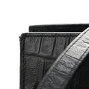 Calfskin Crocodile Embossed Small Sac de Jour Black