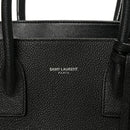 Grained Calfskin Small Sac De Jour Black