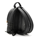 Lambskin Flower Quilted Palm Springs Backpack PM Black