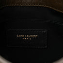 Grained Lambskin Monogram Mini Niki Chain Satchel Dark Cork